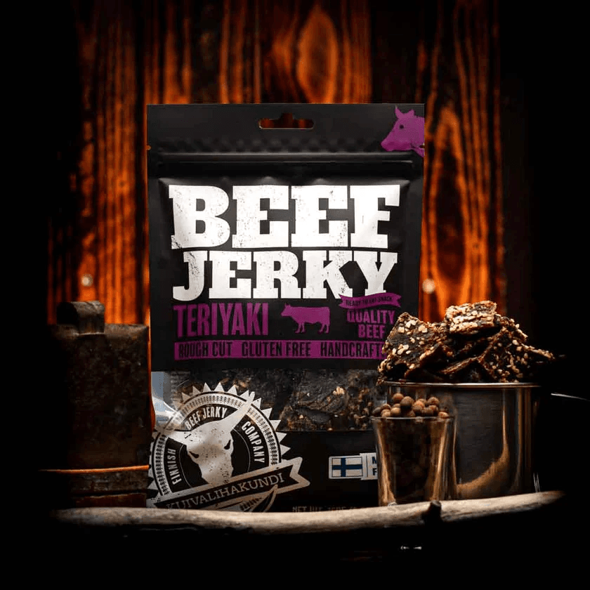 Kuivalihakundi Beef Jerky Teriyaki 120g kuivaliha