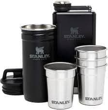 Stanley Adventure -shottilasi- ja taskumattisetti, mattamusta