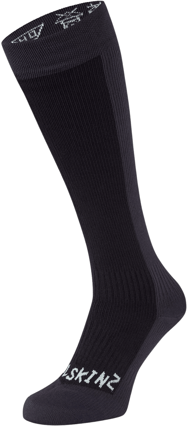 Sealskinz Worstead vedenpitävät sukat, unisex, tummanharmaa/musta