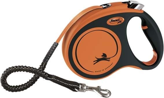 Flexi XTREME nauhakelatalutin L, 5 m, musta/oranssi