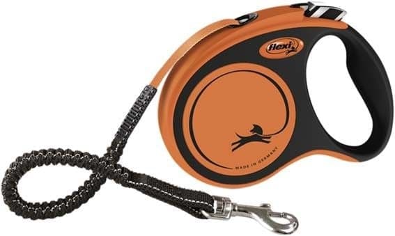 Flexi XTREME nauhakelatalutin L, 8 m, musta/oranssi