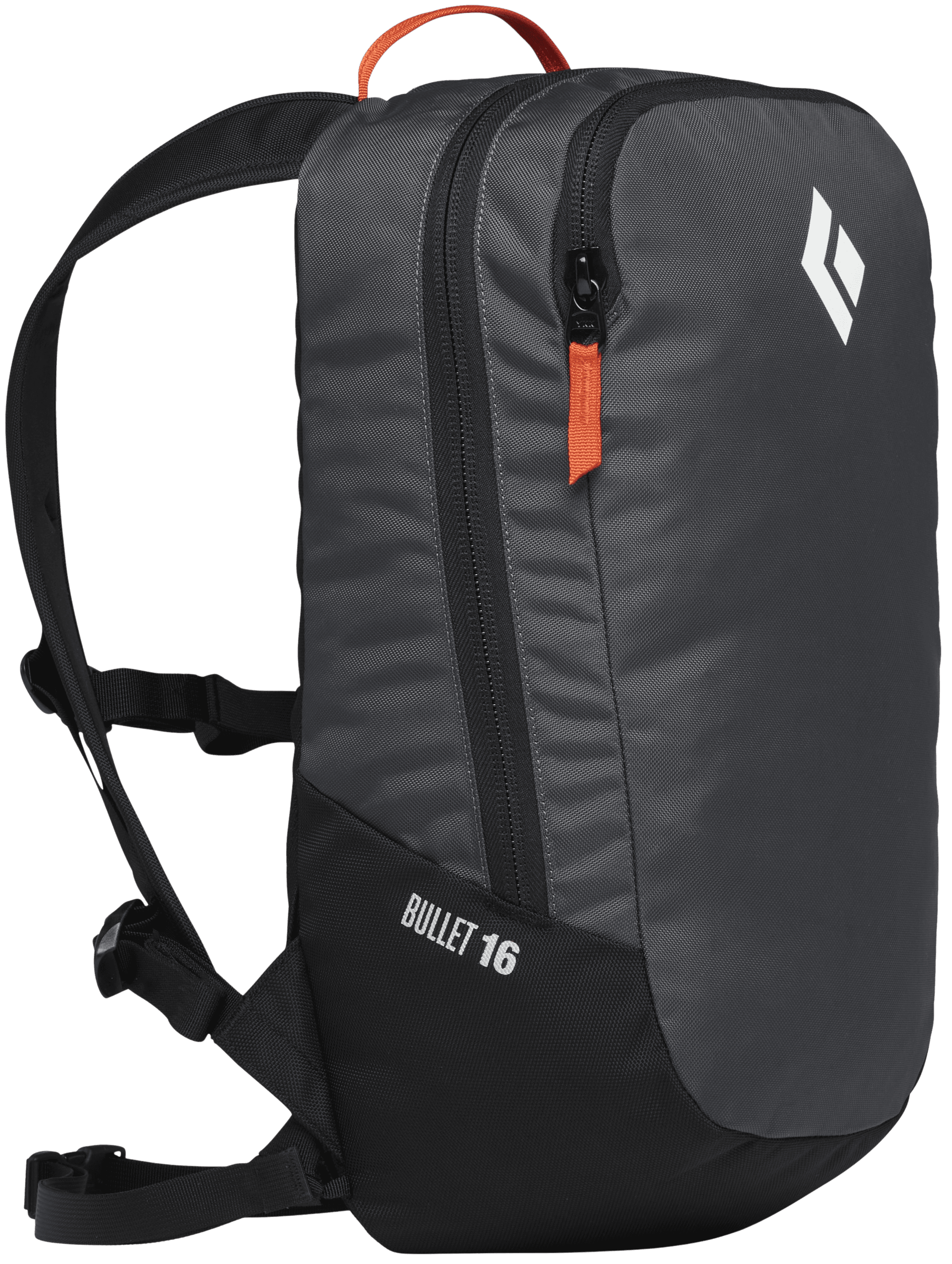Black Diamond Bullet reppu, tummanharmaa, 16 L