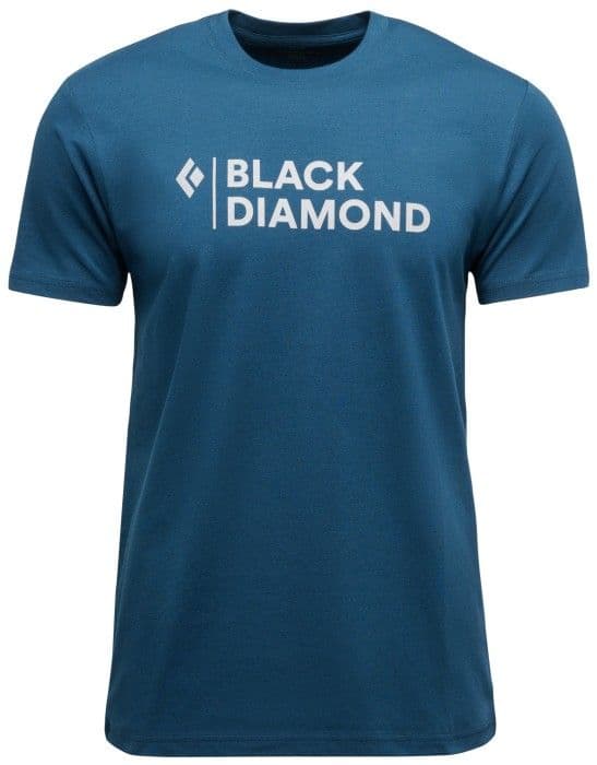 Black Diamond M Mini Stacked SS Tee Indigonsininen