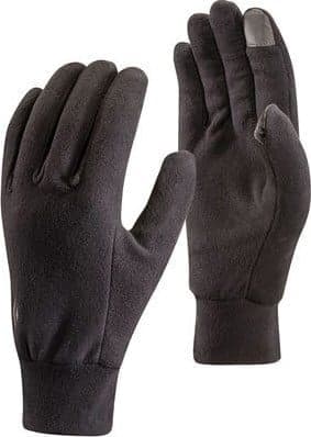Black Diamond Lightweight Fleece käsineet, musta