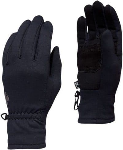 Black Diamond Midweight kosketusnäyttöhanskat, musta