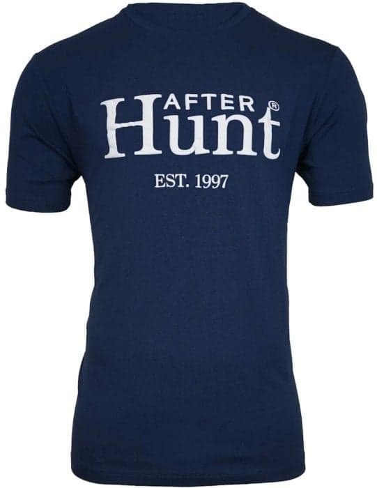 After Hunt Logo T-Shirt Tummansininen