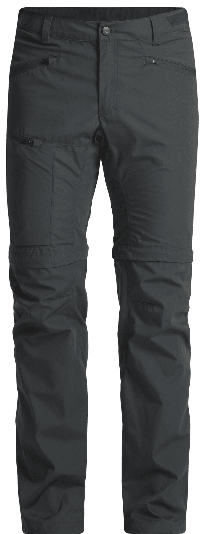 Lundhags Tived Zip-off Pant katkolahjehousut, mustavihreä