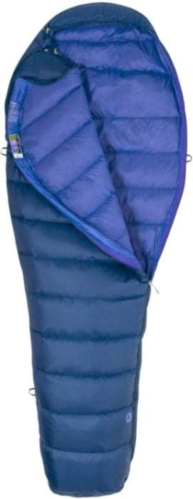 Marmot Micron 15 Long untuvamakuupussi, violetti/sininen