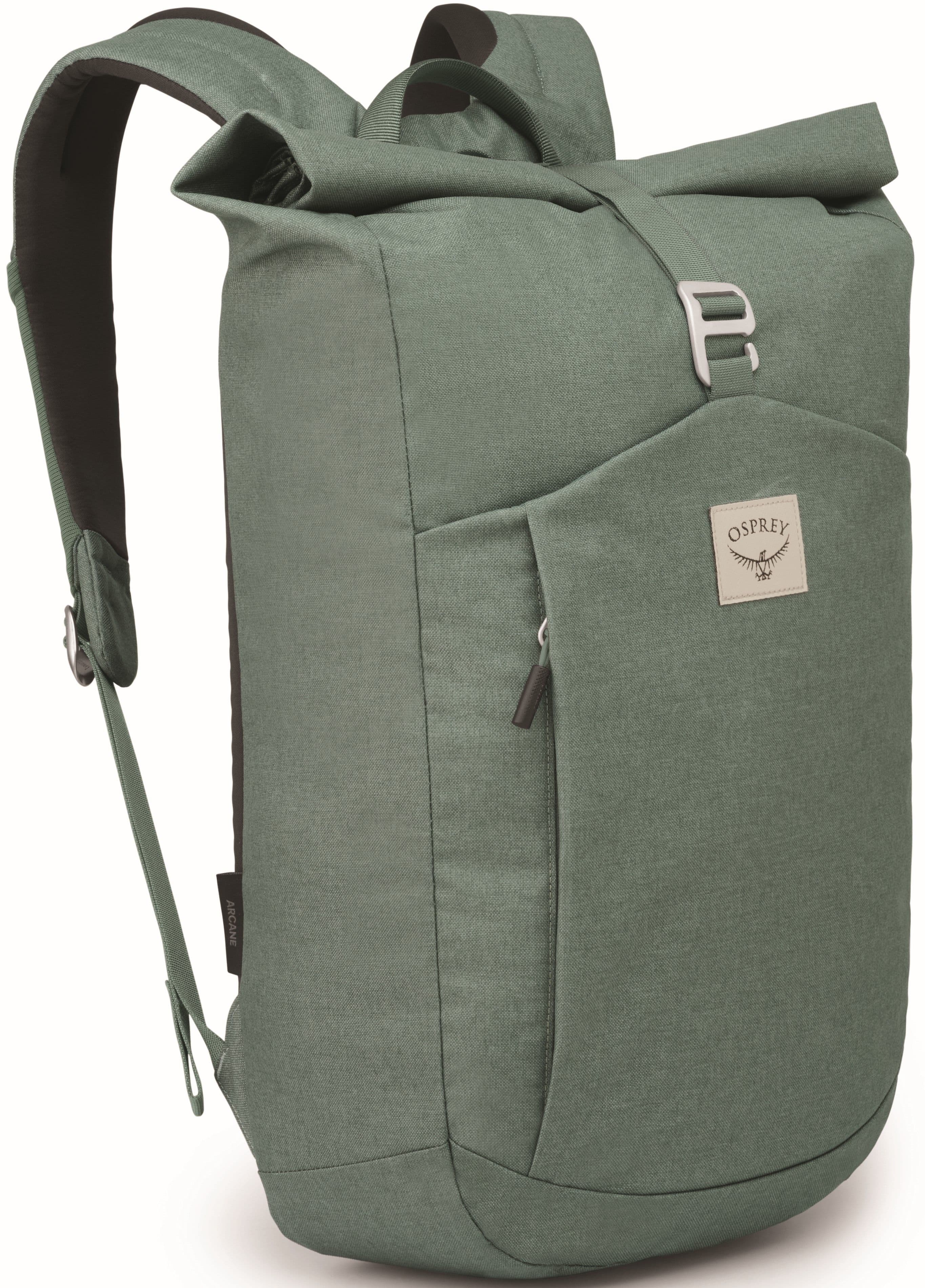 Osprey Arcane Roll Top reppu rullasulkimella, harmaavihreä, 22 L