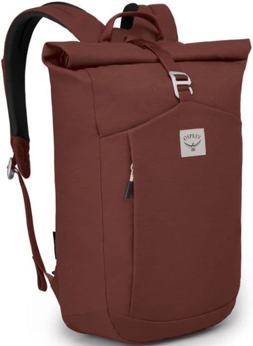 Osprey Arcane Roll Top reppu rullasulkimella, punainen, 22L