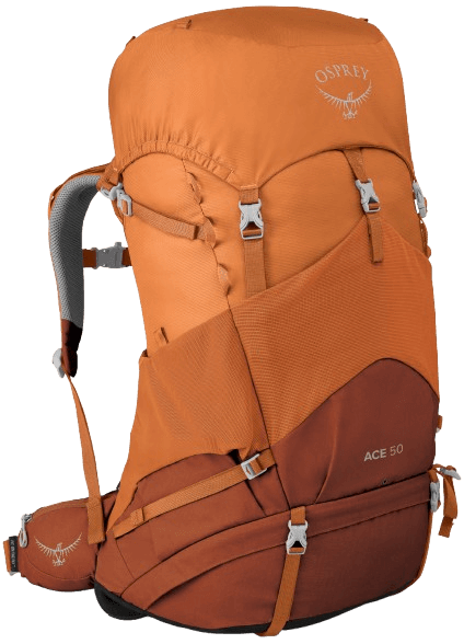 Osprey Junior Ace lasten rinkka, oranssi, 50 L