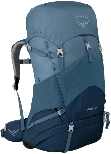 Osprey Junior Ace lasten rinkka, sininen, 50 L