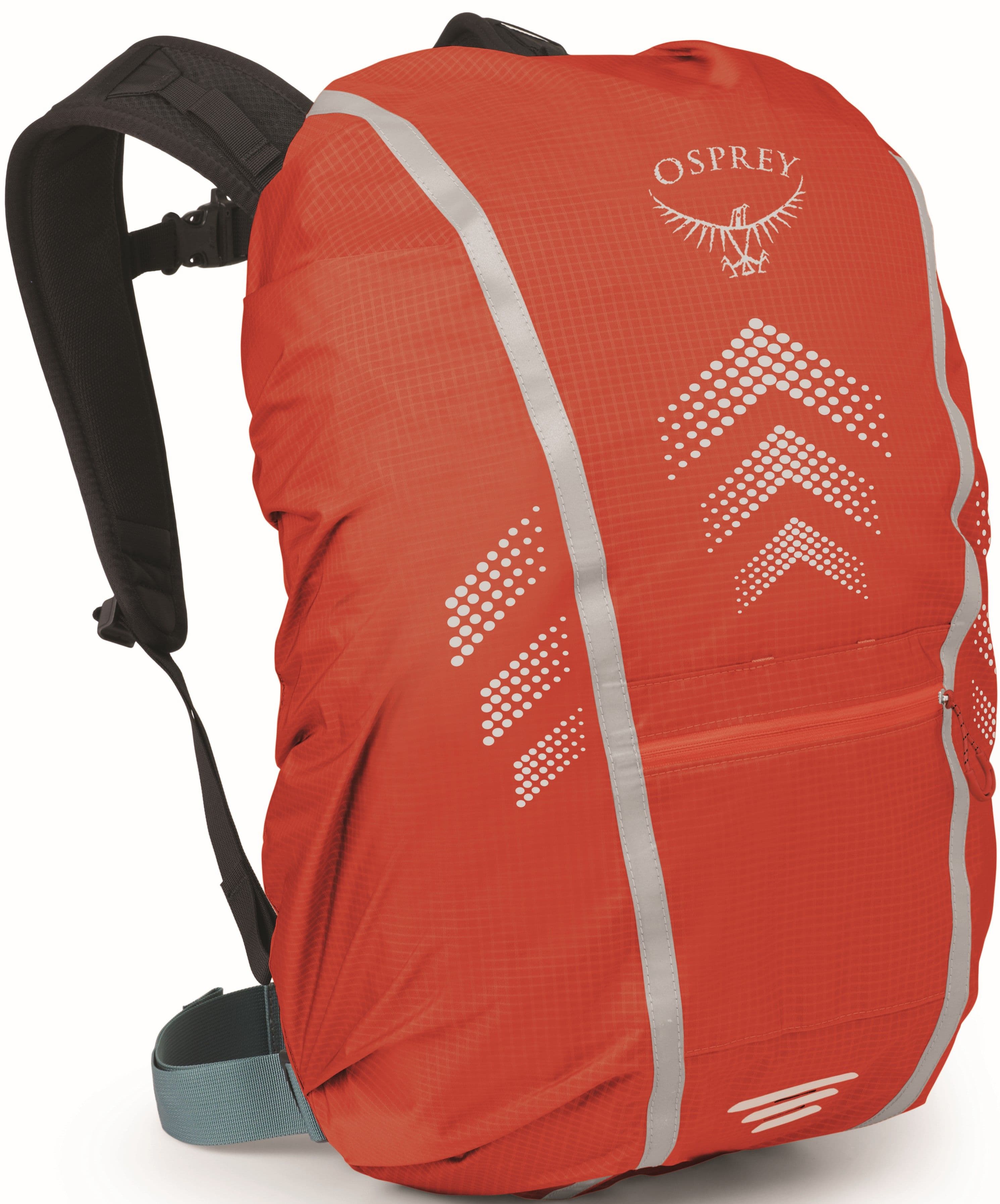 Osprey Hi-Vis Commuter Raincover S sadesuoja, 20 - 35 L, punaoranssi