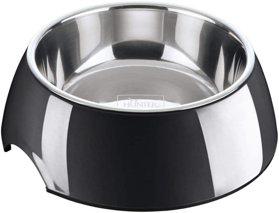 HUNTER Bowl Melamin kiorankuppi, 160 ml, Musta