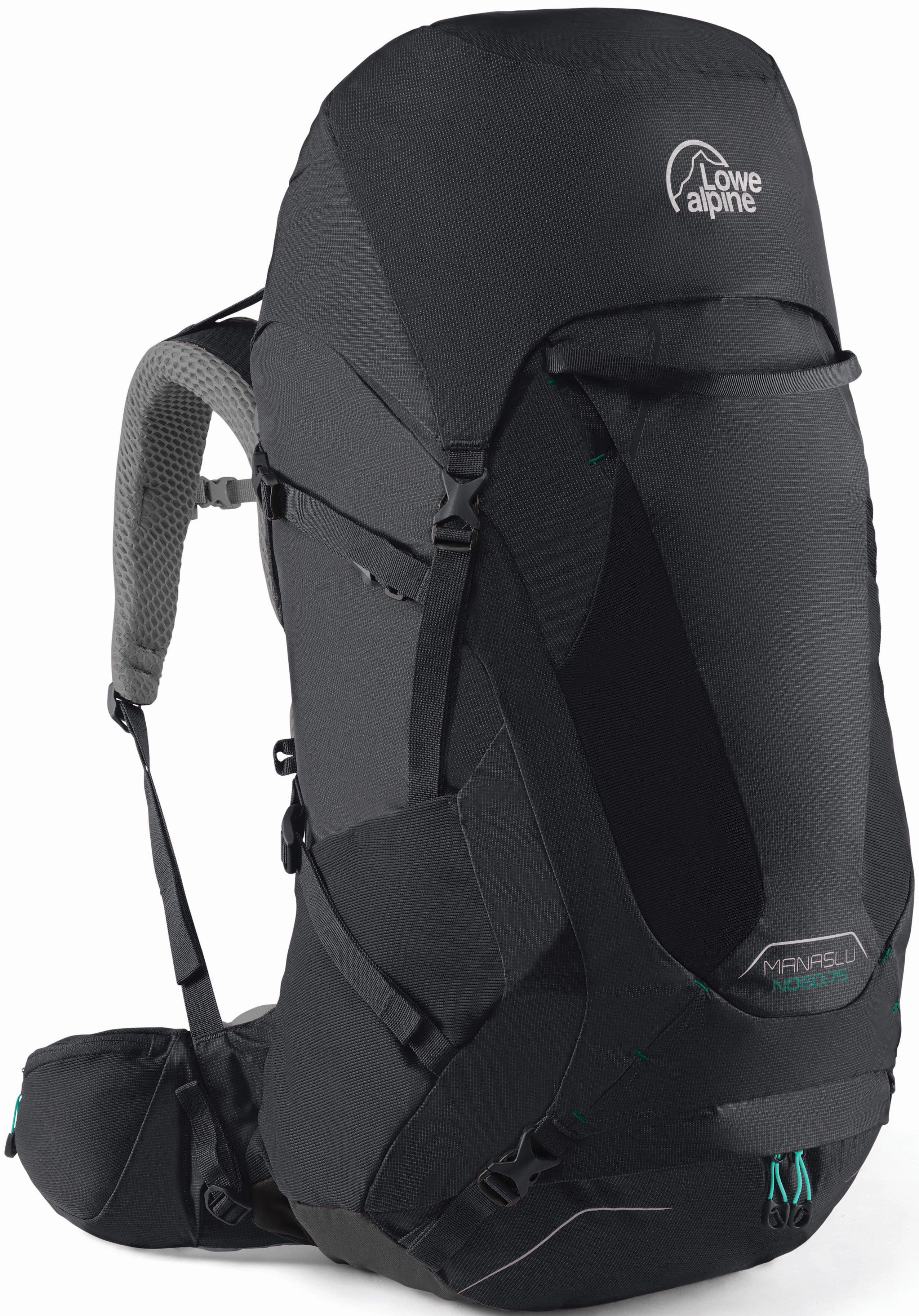 Lowe Alpine Manaslu ND60:75 naisten rinkka, mustaharmaa