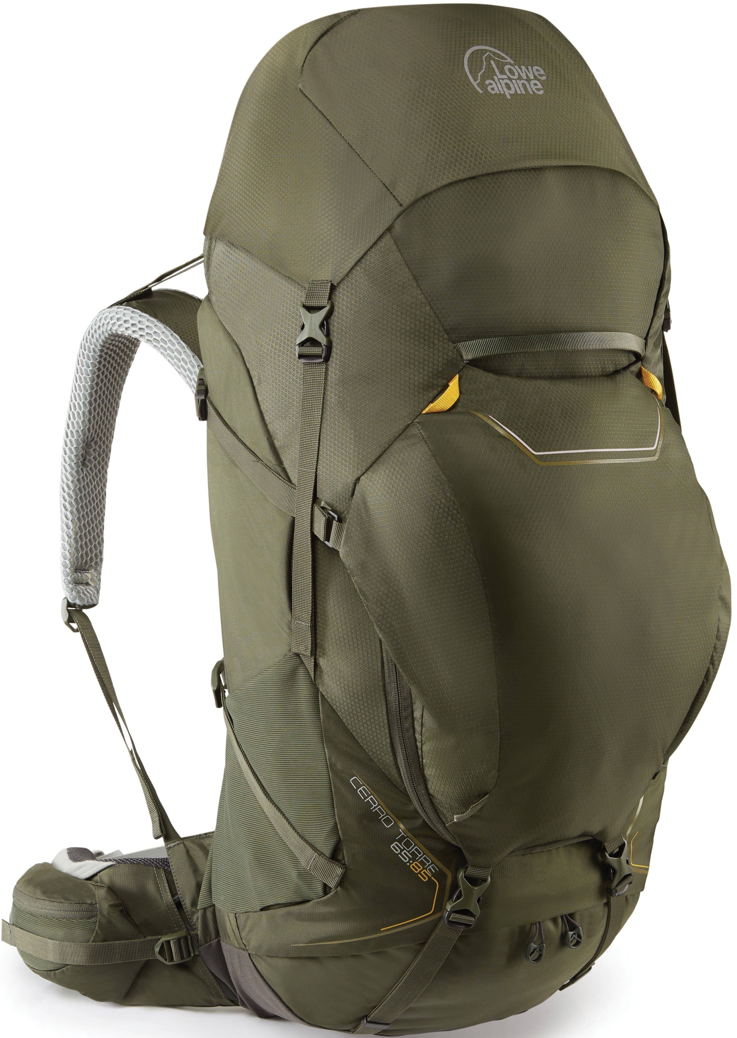 Lowe Alpine Cerro Torre 65:85 rinkka, tummanvihreä