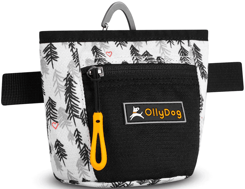 OllyDog Goodie Treat Bag koiran makupalapussi, Black Tree Hugger