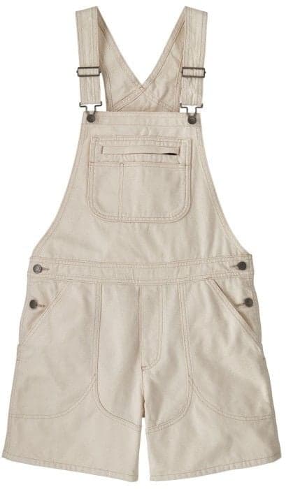 Patagonia W's Stand Up Cropped Overalls Undyed Natural