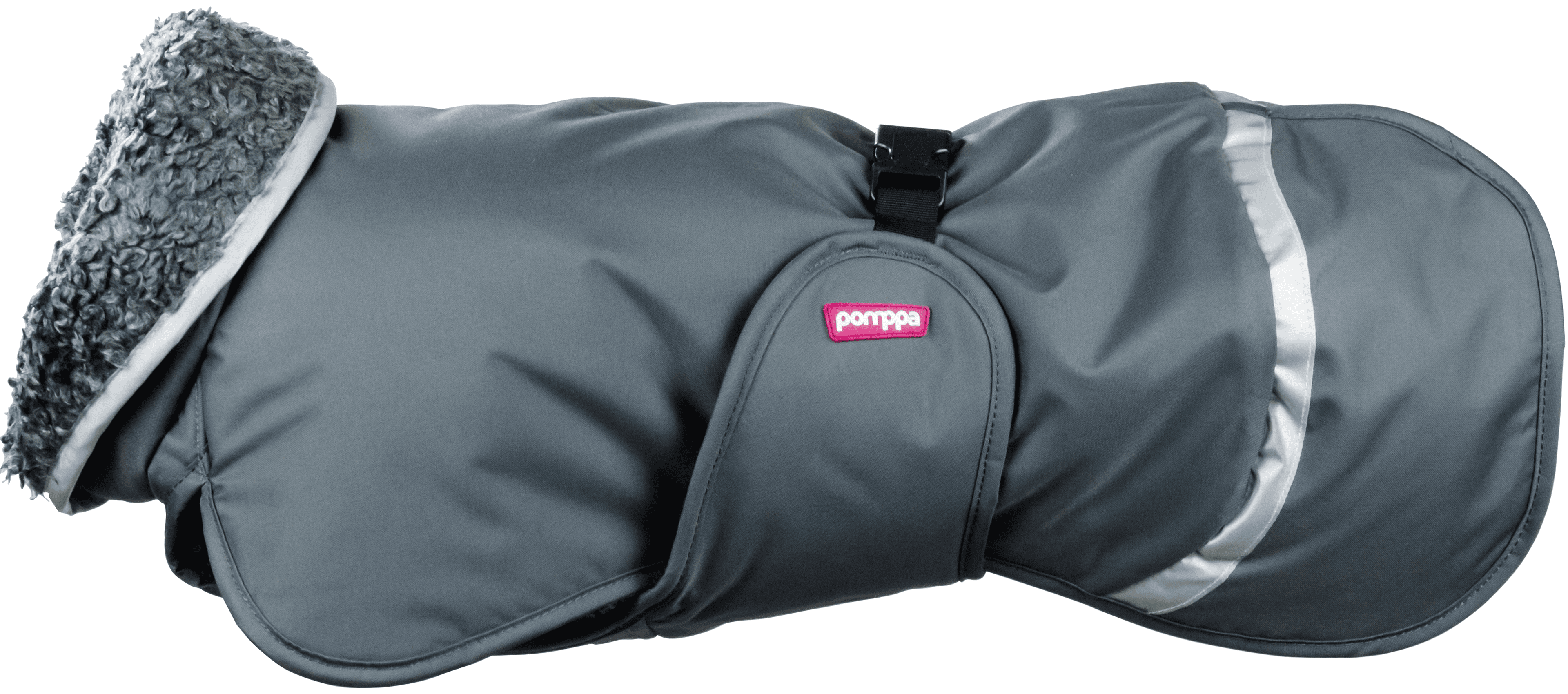 Pomppa Toppa erittäin lämmin talvitakki, 60 - 65 cm, harmaa