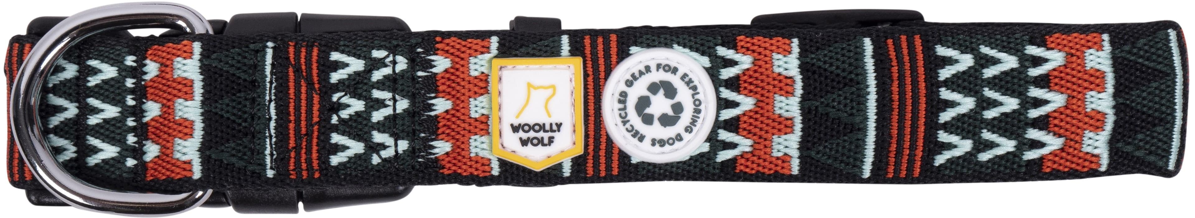 Woolly Wolf Collar koiran kaulapanta, 40 - 65 cm, Woodland