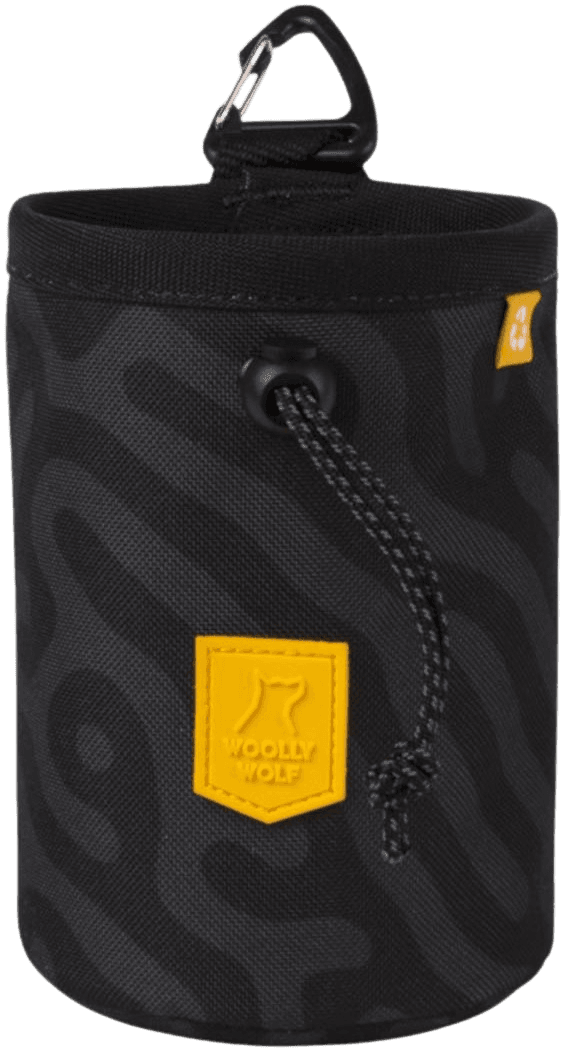 Woolly Wolf Roam Snack Bag makupalapussi, musta