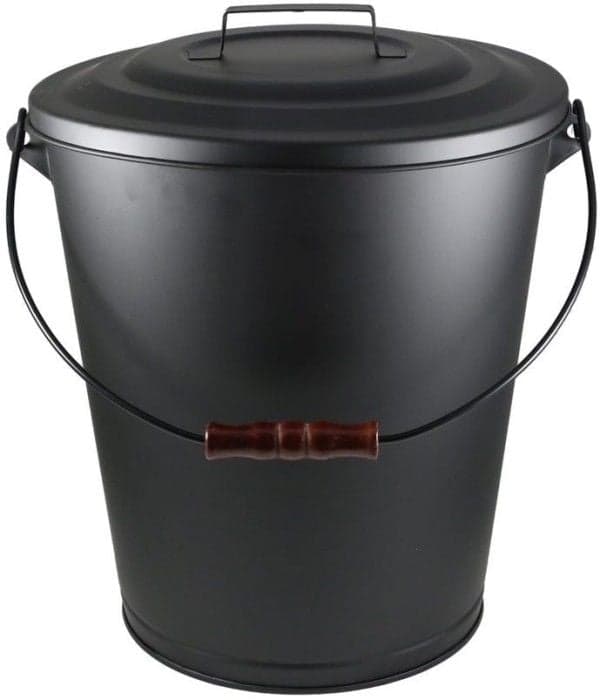 Muurikka Tuhkasäiliö kannella, teräs/galvanoitu, 25L