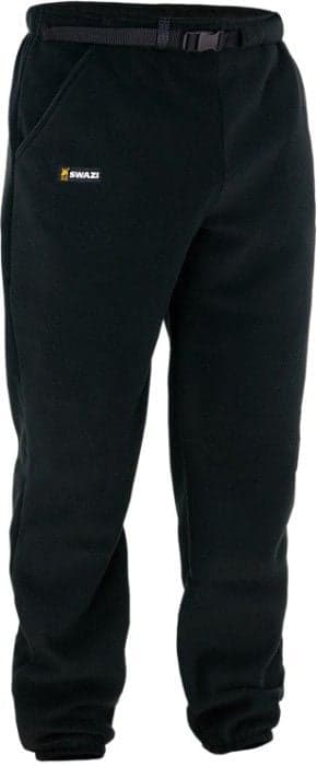 Swazi Bush Fleece Pants metsästys- ja ulkoiluhousut, musta