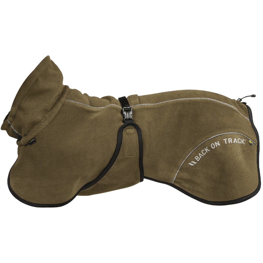 Back on Track Bay Fleece Coat High Set Tail 30-35 cm Oliivinvihreä