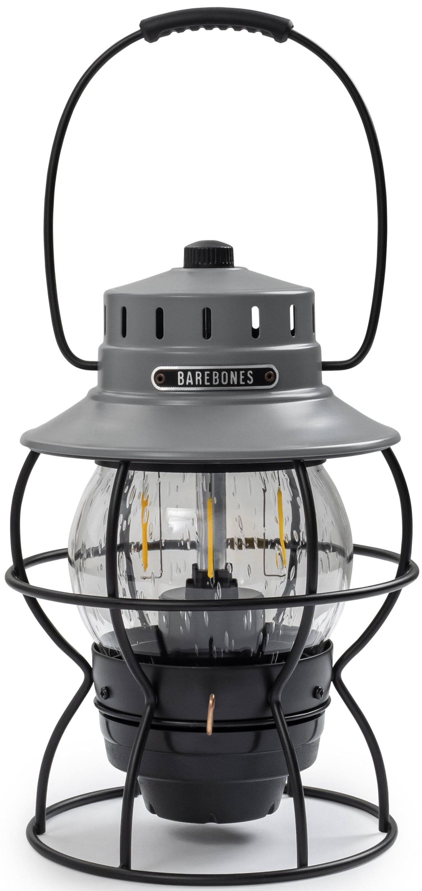Barebones rautatielyhty, harmaa