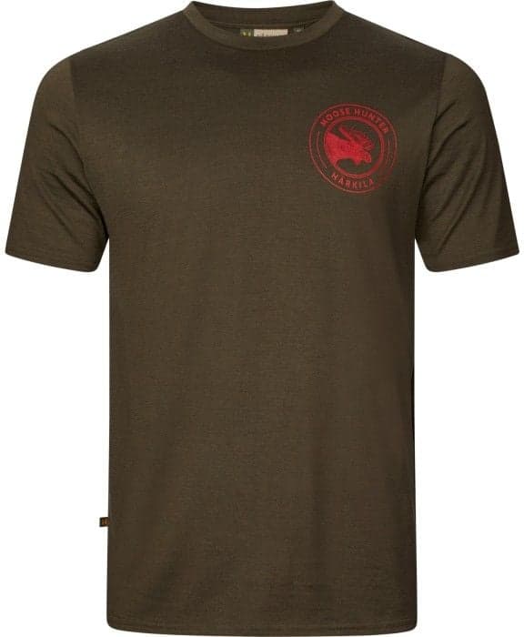 Härkila M's Game Short-Sleeved T-Shirt Willow Green Moose