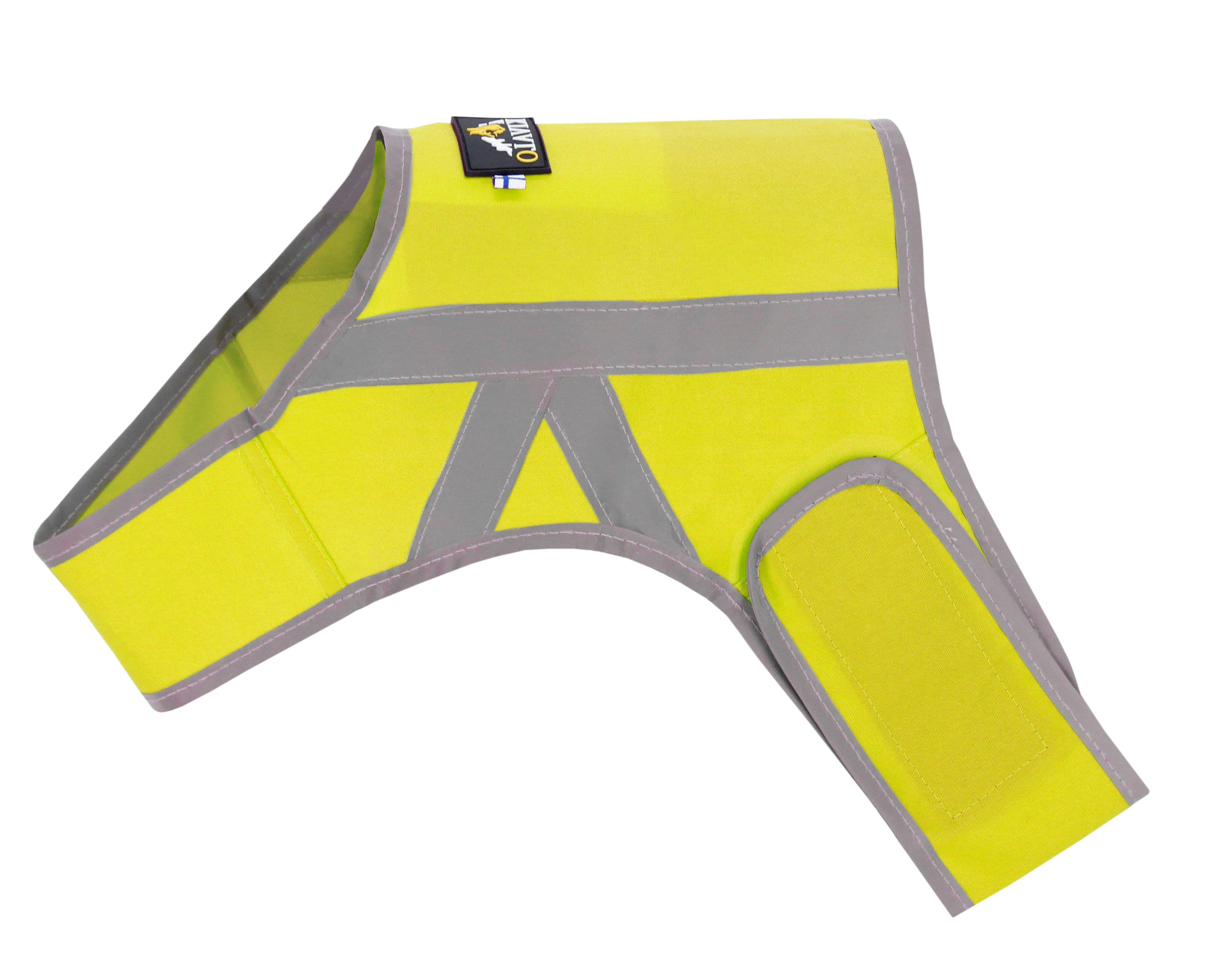Kivalo Kaamos Dog Reflective Vest heijastinliivi koirille, M-L, keltainen