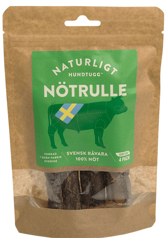 Naturligt Hundtugg pururulla naudanlihasta, 4 kpl