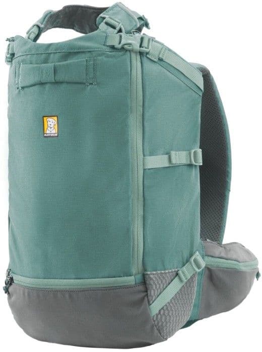 RuffWear Hitch Hiker Dog Backpack Carrier Vihreä (River Rock Green)