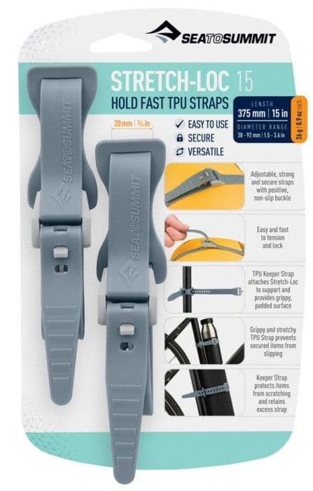 Sea To Summit Strap Stretch-Loc TPU 20x375 mm 2-pack Dusk