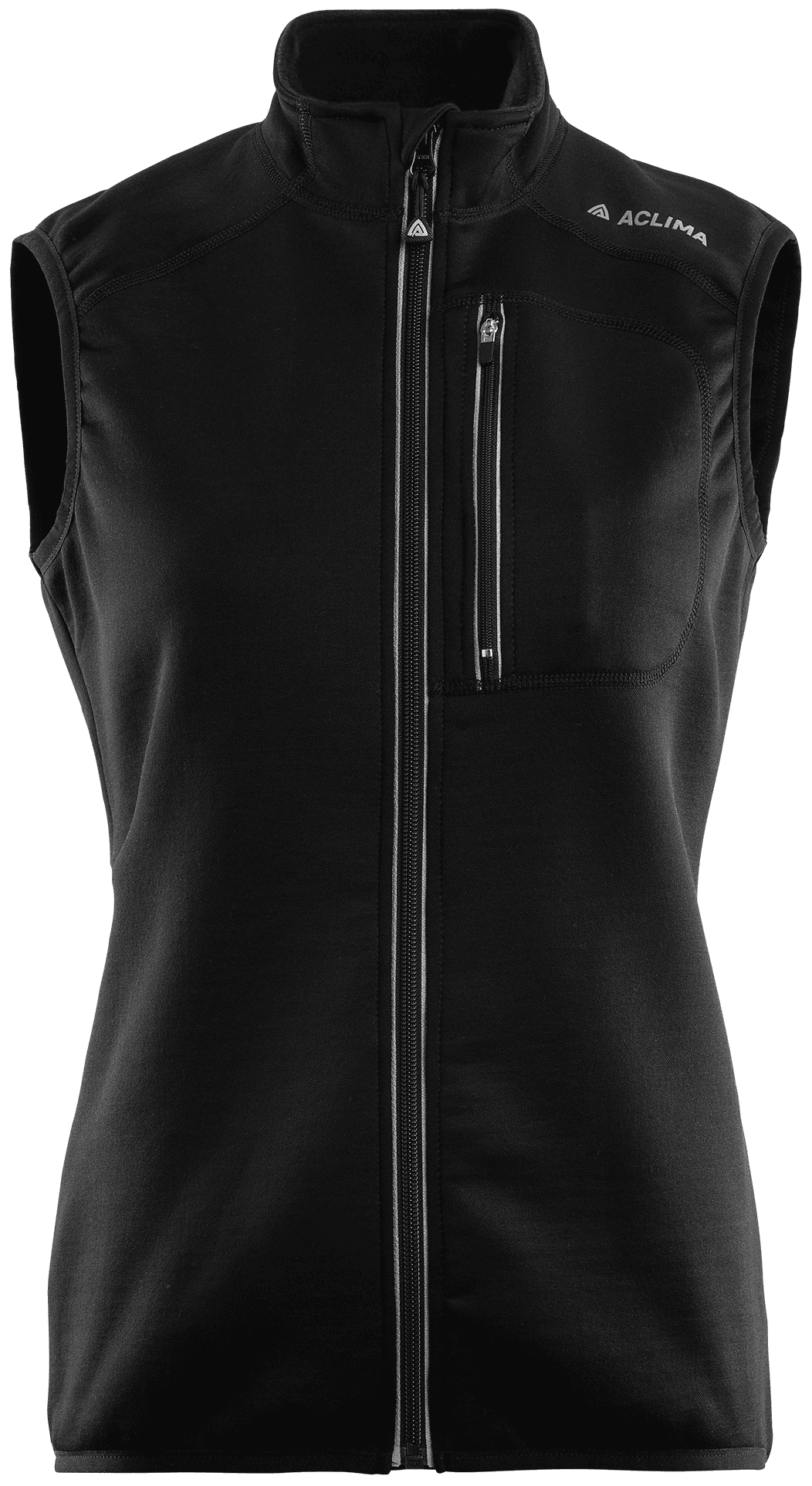 Aclima WoolShell Vest Woman Pikimusta