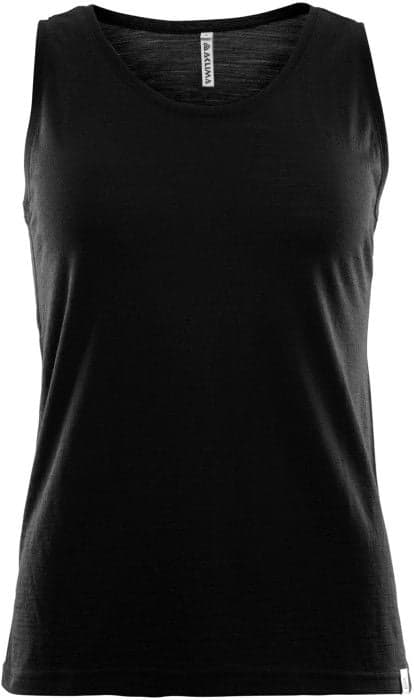 Aclima LightWool Singlet Woman naisten hihaton, musta