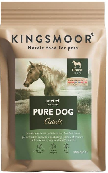 Kingsmoor Nordisk Häst Hund 100 g