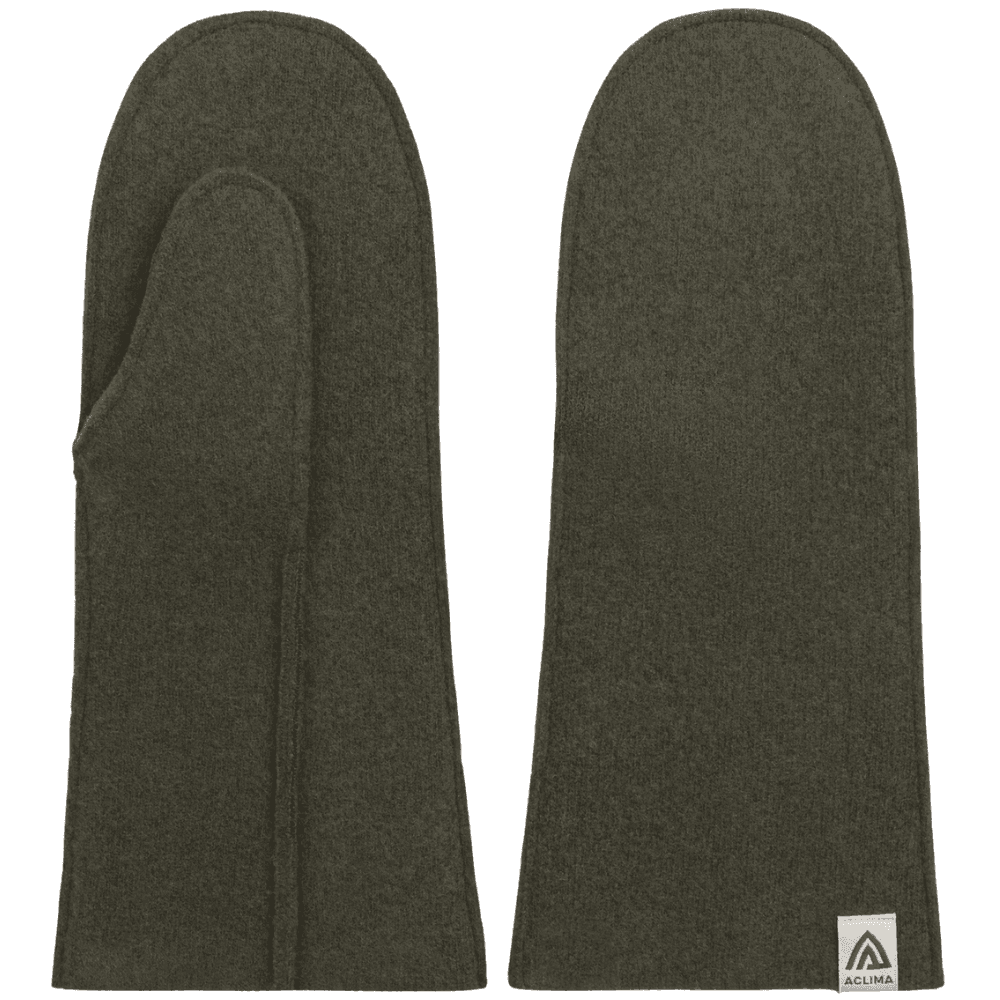Aclima Reborn Felted Mittens Forest Melange