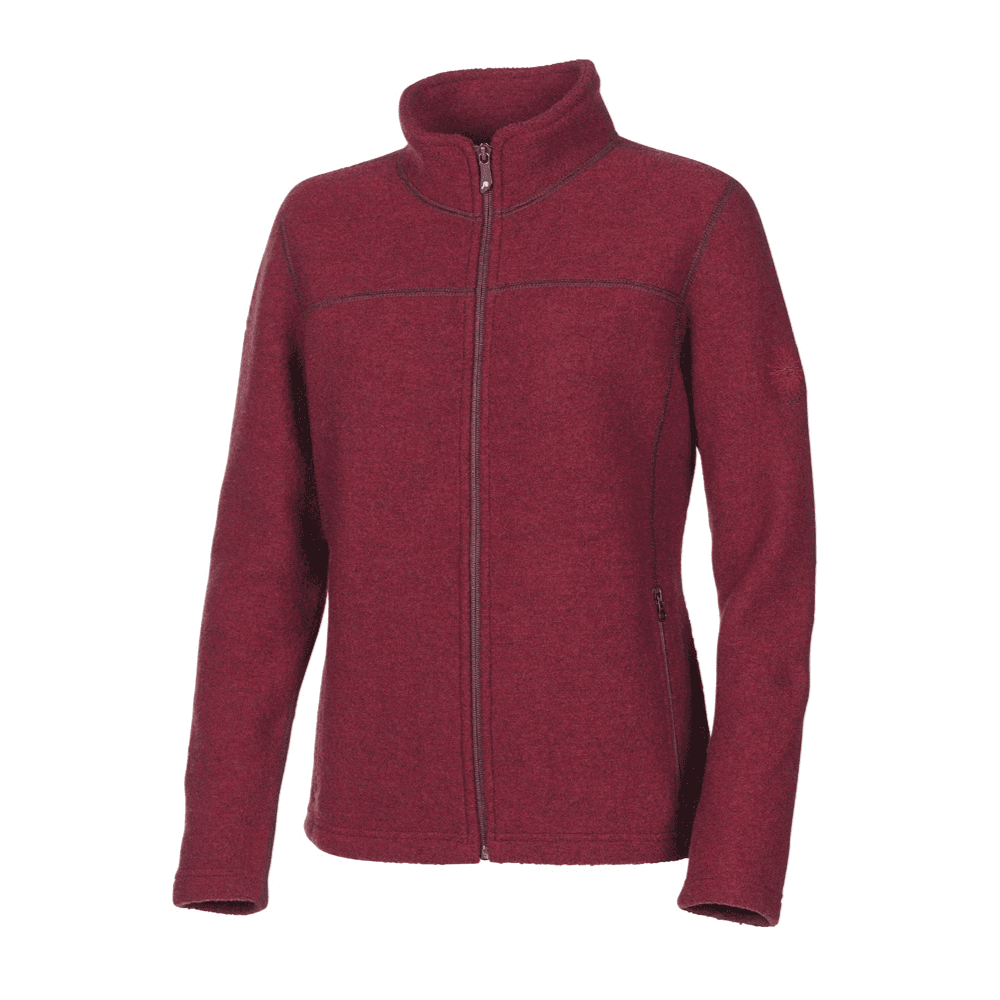 Ivanhoe of Sweden W's Beata Full Zip Syvä punainen (Deep Red)