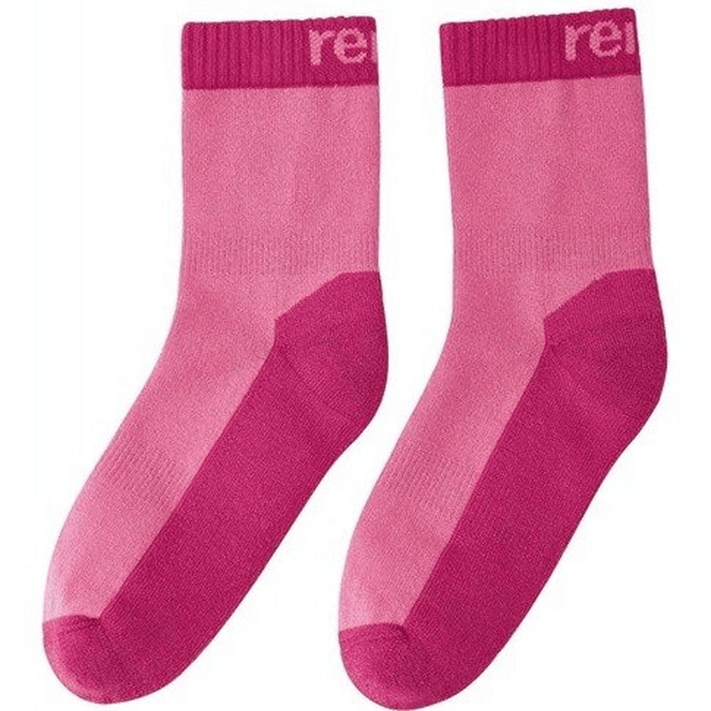 Reima Socks Villalla Kids pinkki/tummapinkki (Soft Coral)