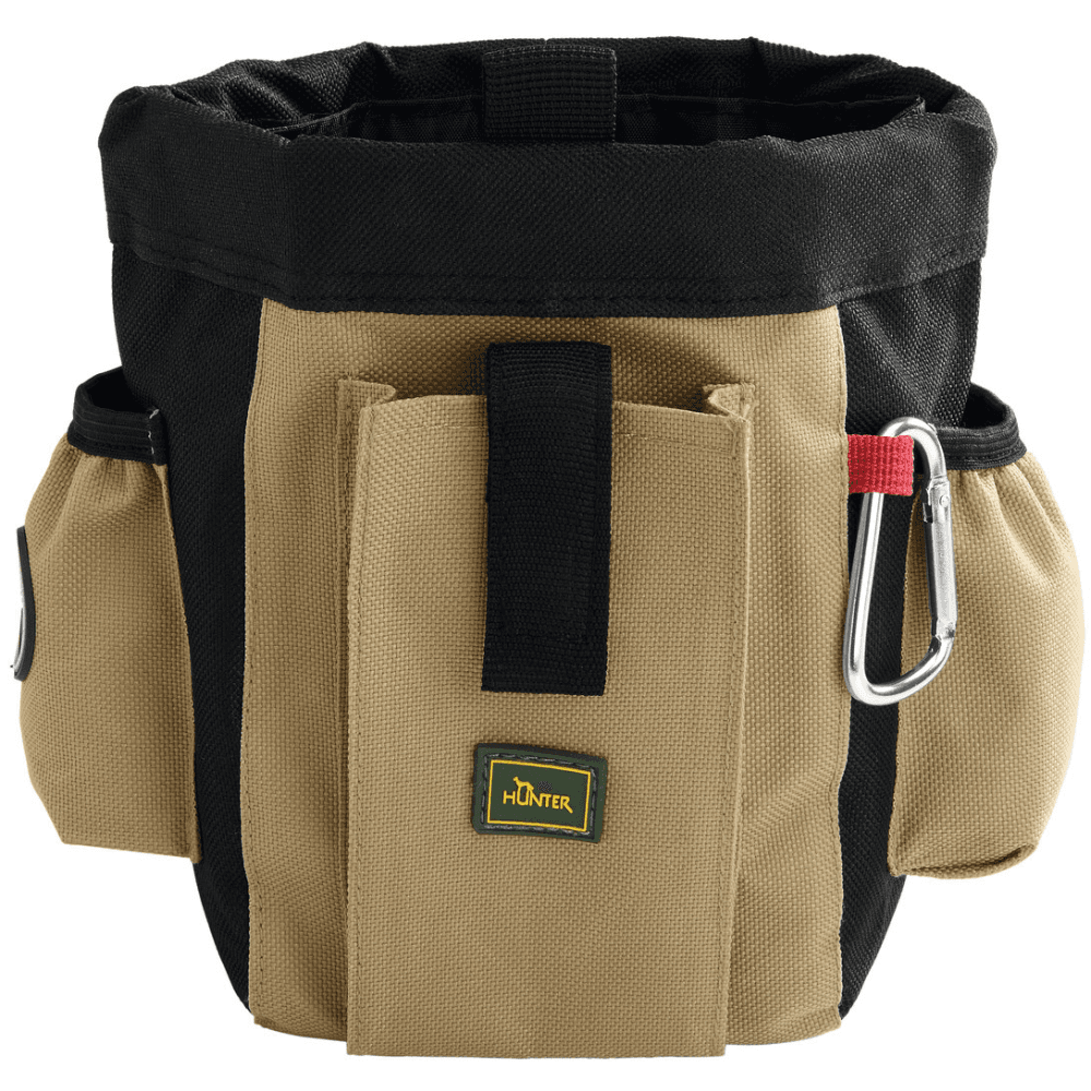 HUNTER Beltbag Bugrino Profi Musta / Vaalea kellanruskea (Tan)