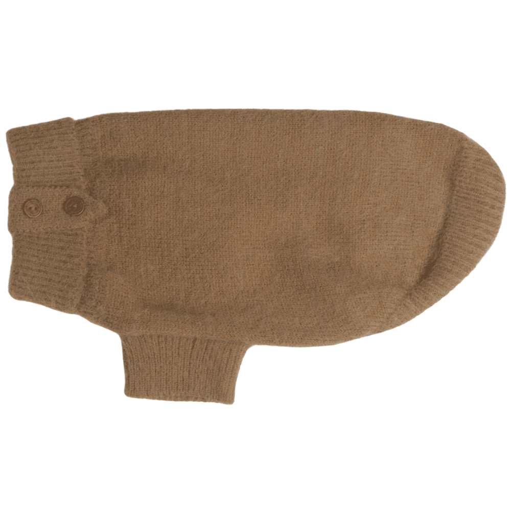 PAIKKA Furry Knit Sweater 20-30 cm Ruskea