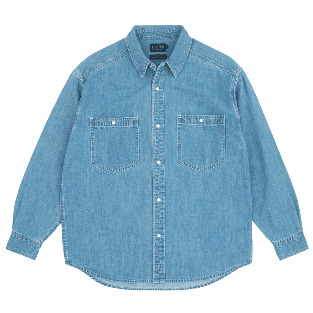 Pendleton Western Workshirt - Stone Washed Stone Wash Denim
