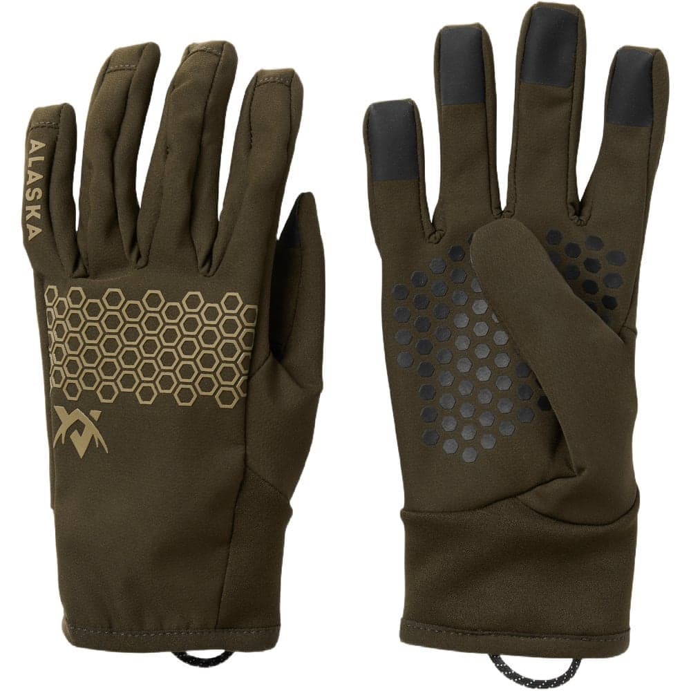 Alaska 1795 Chaser Stretch Gloves Yksivärinen ruskea (Solid Brown)