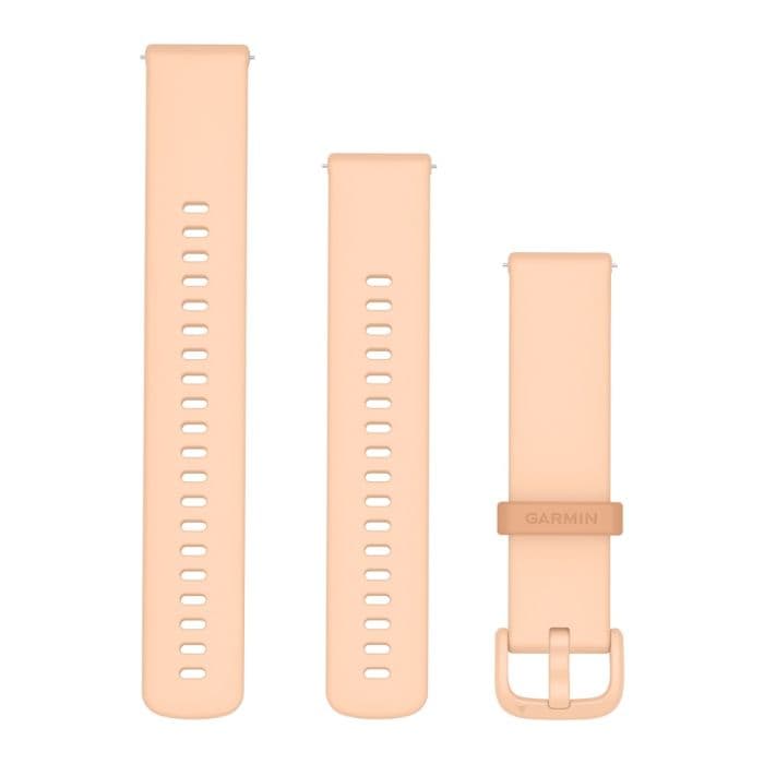 Garmin Quick Release 20 mm silikonihihna Pink Dawn aktiiviseen elämäntapaan – mukavuutta ja tyyliä juoksuun