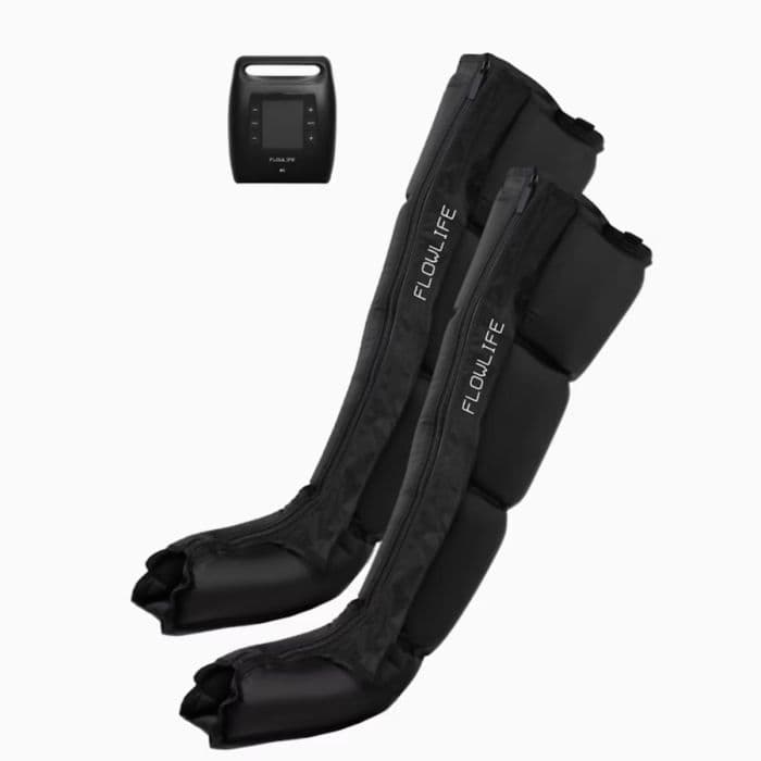 Flowlife Flowpression Pro+ Hierontasaappaat L – Regeneraatiojuoksijoille, musta