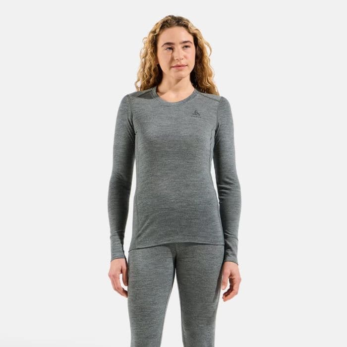 Odlo Merino 200 BL Top Crew Neck L/S K. L Harmaa Naiset
