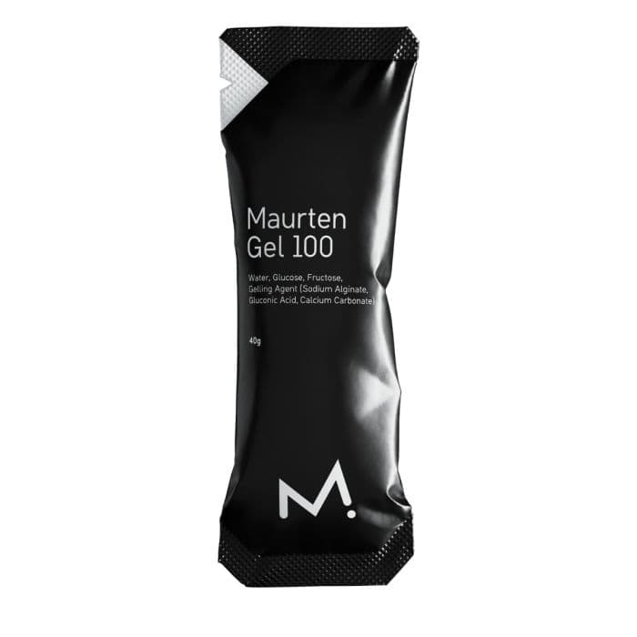 Maurten Gel 100 - Energiageeli, 1 annos, Musta - Tehokas energiatuki juoksijoille
