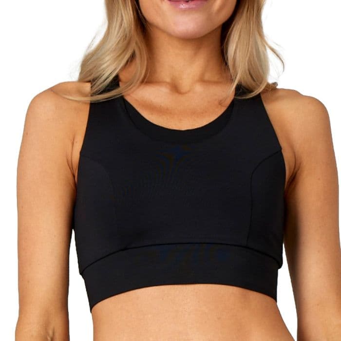 PureLime Microfiber Sports Top K. L Musta Naiset