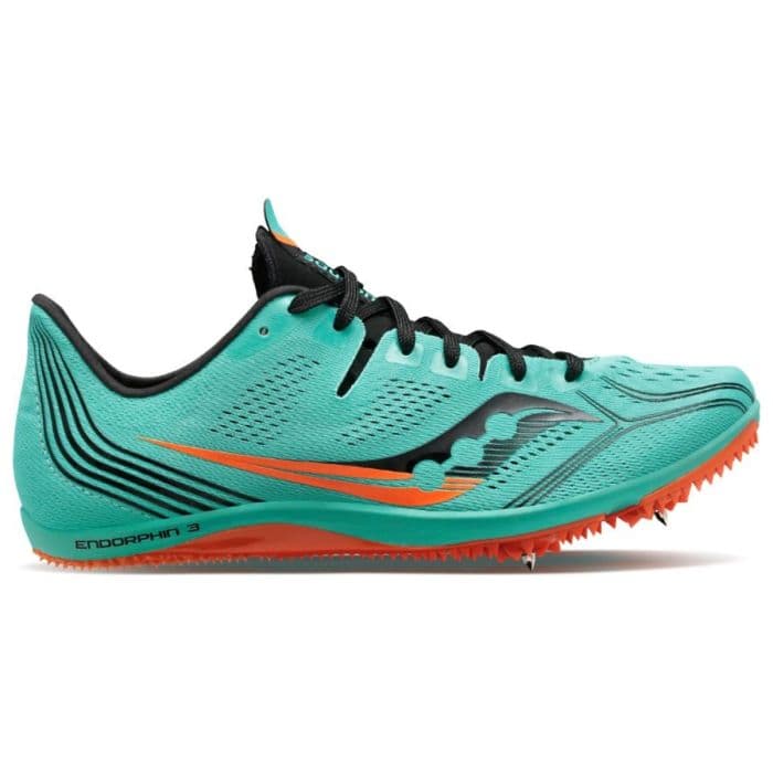 Saucony Endorphin 3 Spike K. 46 - Vihreät piikkarit huippusuorituksiin juoksussa